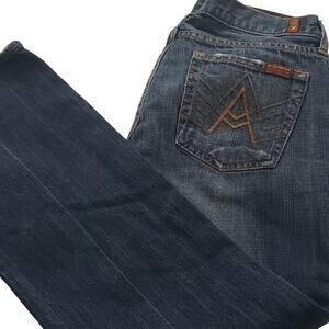 7 For All Mankind A Pocket Boot Cut Jeans 30